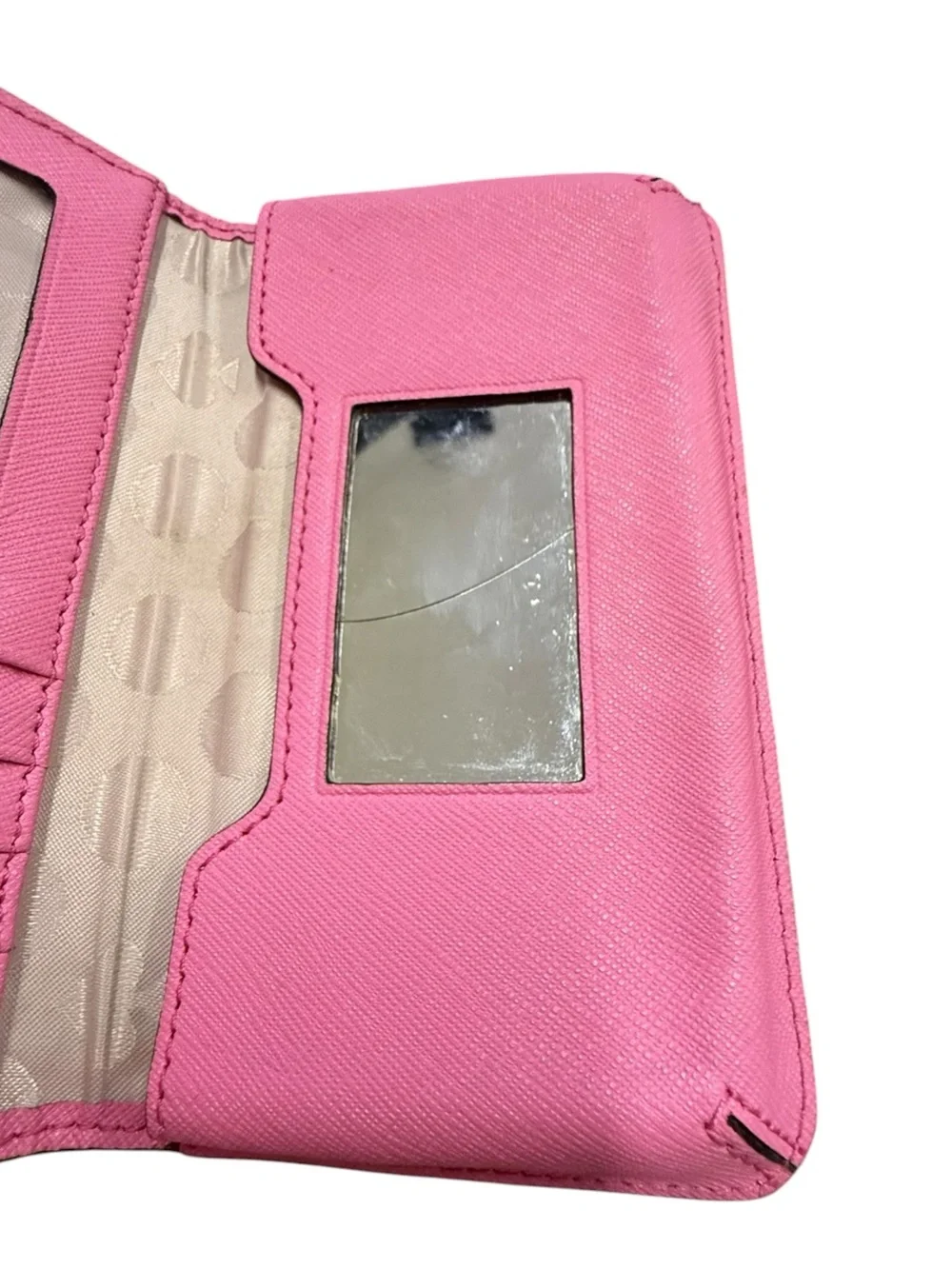 kate spade Pink Saffiano Wristlet Wallet